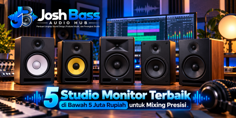 5 Studio Monitor Terbaik di Bawah 5 Juta Rupiah untuk Mixing Presisi