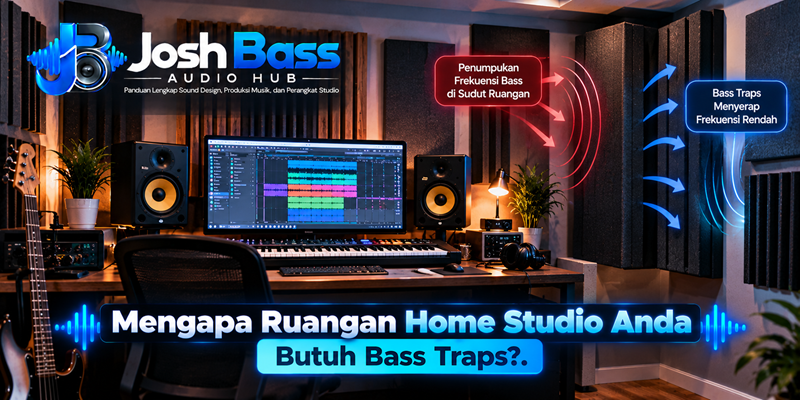 Mengapa Ruangan Home Studio Anda Butuh Bass Traps
