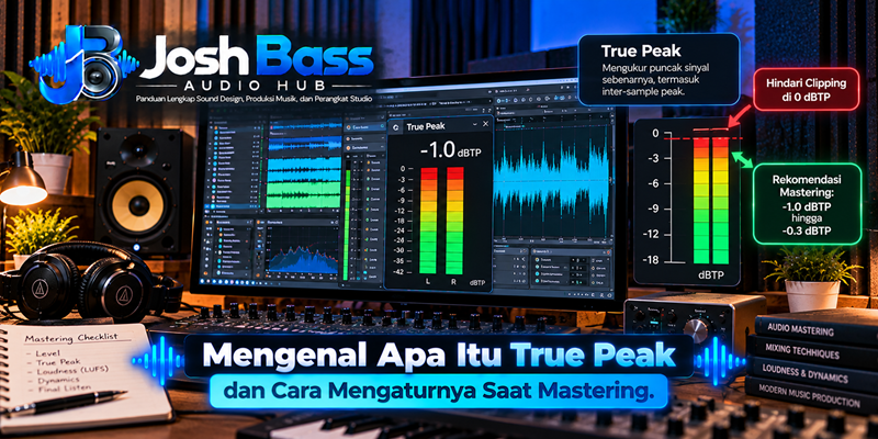 Mengenal Apa Itu True Peak dan Cara Mengaturnya Saat Mastering