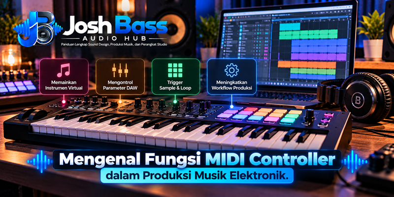 Mengenal Fungsi MIDI Controller dalam Produksi Musik Elektronik