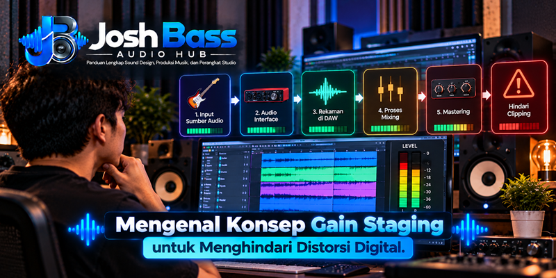 Mengenal Konsep Gain Staging untuk Menghindari Distorsi Digital