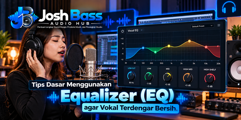 Tips Dasar Menggunakan Equalizer (EQ) agar Vokal Terdengar Bersih