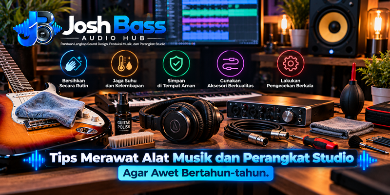 Tips Merawat Alat Musik dan Perangkat Studio Agar Awet Bertahun-tahun